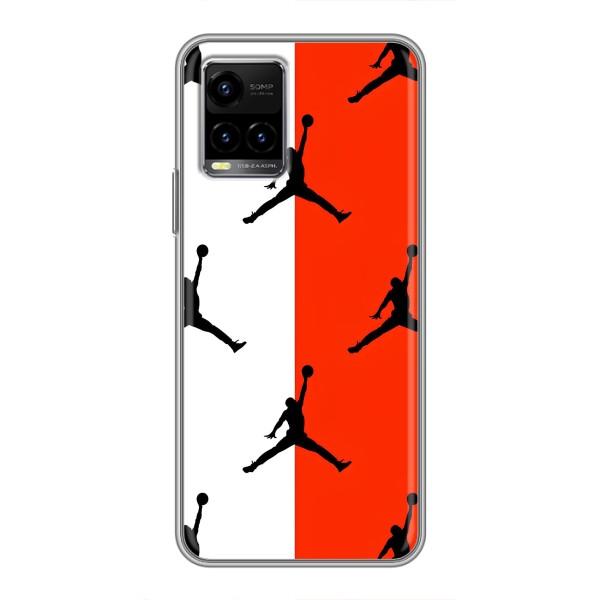 Чехлы для Vivo Y33s - с картинкой JORDAN (AlphaPrint) – Лого Джордан