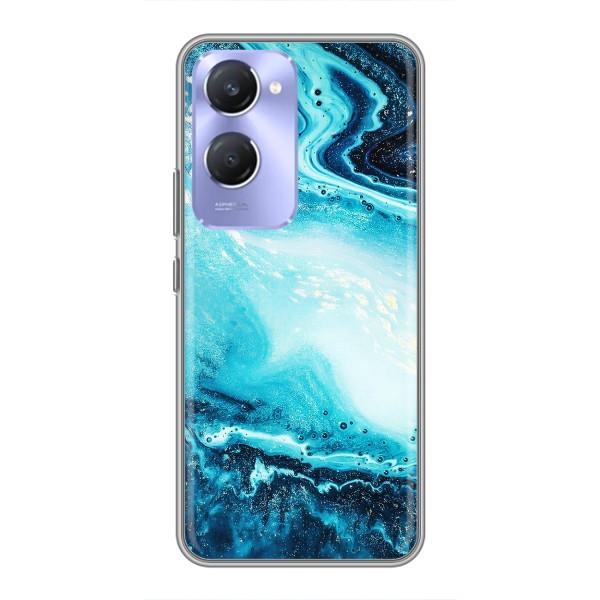 Мраморный чехол на Vivo Y36c (VPrint) – Голубой мрамор