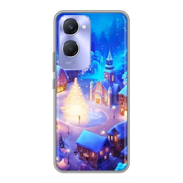 Рождественские Чехлы для Vivo Y36c (VPrint) – Рождественский город