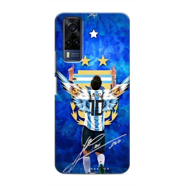 Чехлы для VIVO Y53S (Leo чемпион) (AlphaPrint) – Месси сборная