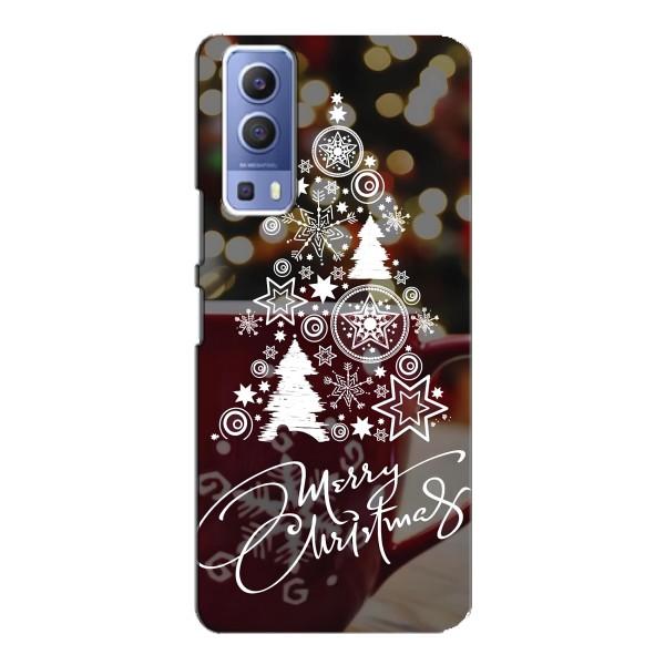 Рождественские Чехлы для Vivo Y72 (VPrint) – Елочка узорная