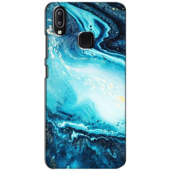 Мраморный чехол на ViVO Y93 Lite (VPrint) – Голубой мрамор