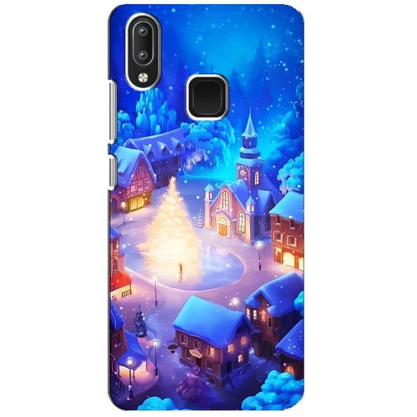 Рождественские Чехлы для Vivo Y95 (VPrint) – Рождественский город