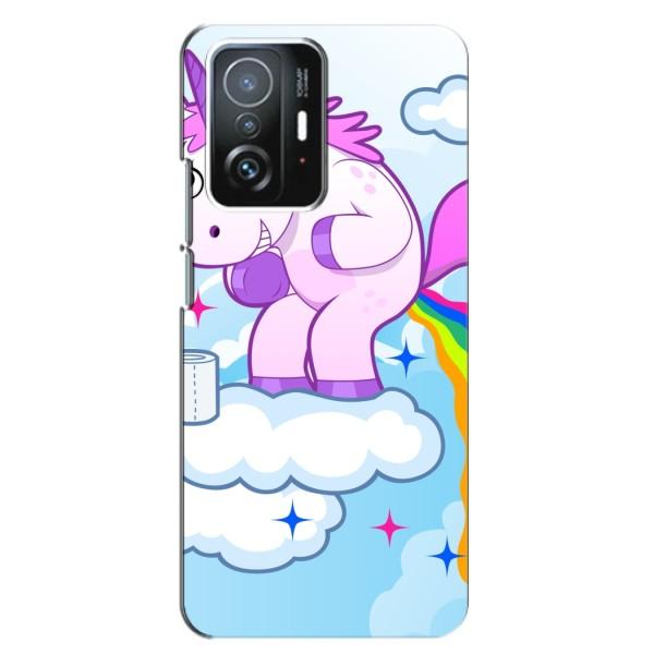Чехол Unicorn на Xiaomi 11T / 11T Pro – Радуга единорожка