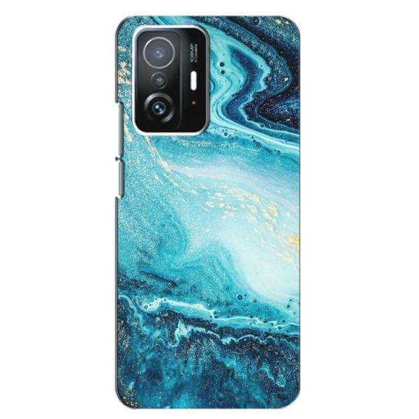 Мраморный чехол на Xiaomi 11T / 11T Pro (VPrint) – Голубой мрамор