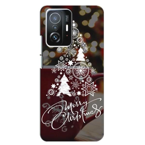 Різдвяні Чохли для Xiaomi 11T / 11T Pro (VPrint) – Ялинка яскрава