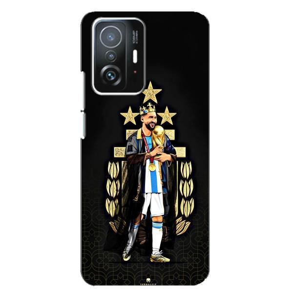 Чехлы для Xiaomi 11T / 11T Pro (Leo чемпион) (AlphaPrint) – Месси Король