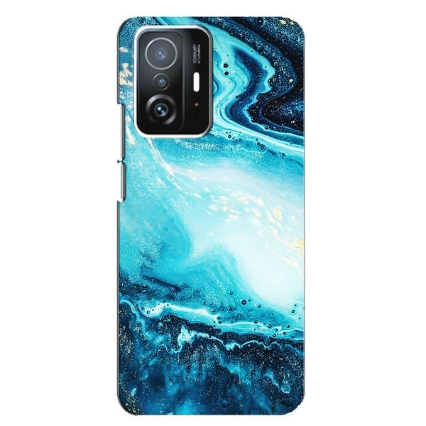 Мраморный чехол на Xiaomi 11T / 11T Pro (VPrint) – Голубой мрамор
