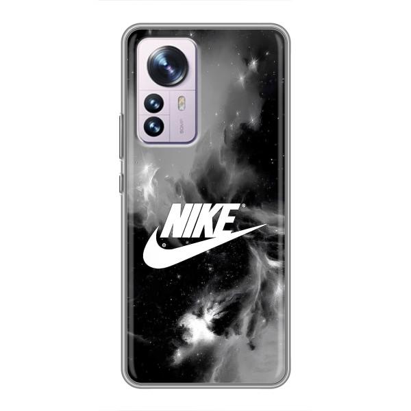 Чехол с логотипом Найк на Xiaomi 12 / 12X – Найк дымчатый