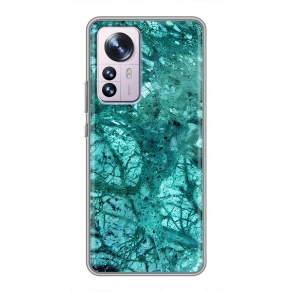 Мраморный чехол на Xiaomi 12 / 12X (VPrint) – Зеленый мрамор