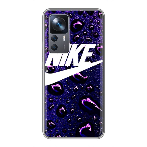 Чехол с логотипом Найк на Xiaomi 12T – Найк на фиолетовом