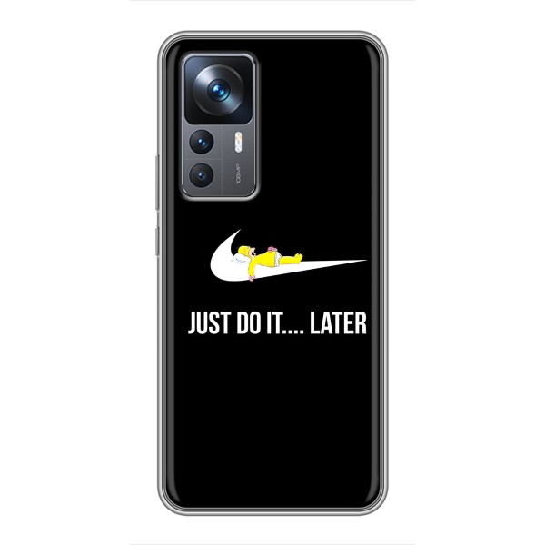 Чехол с логотипом Найк на Xiaomi 12T – Nike just do it