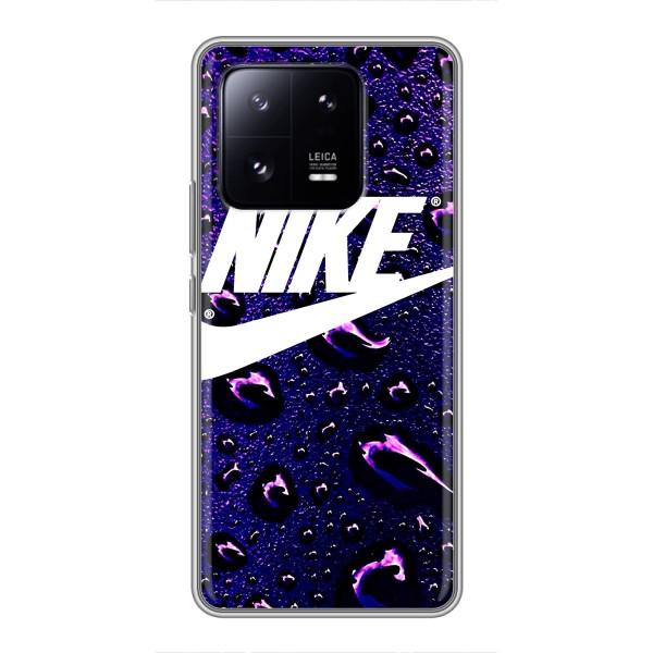 Чохол з логтипом Найк на Xiaomi 13 Pro – Найк на фіолетовому
