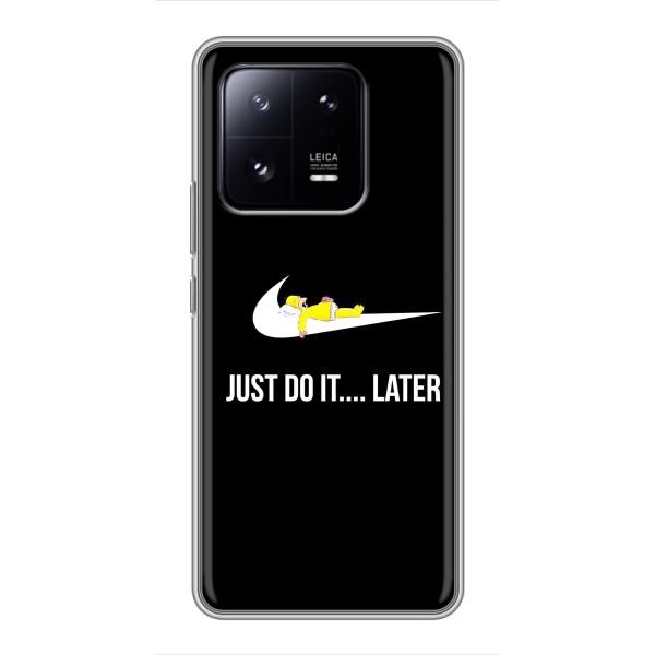 Чохол з логтипом Найк на Xiaomi 13 Pro – Nike just do it