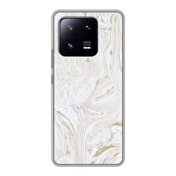 Мраморний чехол на Xiaomi 13 Pro (VPrint) – Білий мрамор