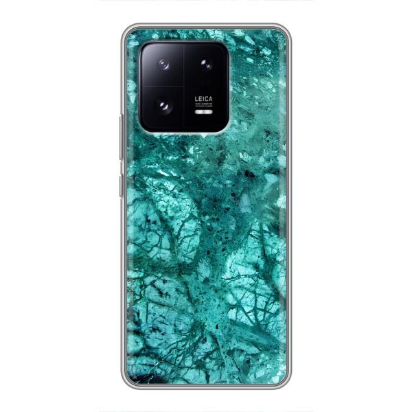 Мраморний чехол на Xiaomi 13 Pro (VPrint) – Зелений мрамор