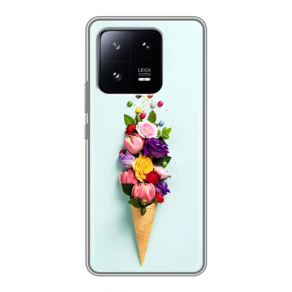 Чехлы с тематикой "ЦВЕТЫ" на Xiaomi 13 Pro – Цветок-мороженное