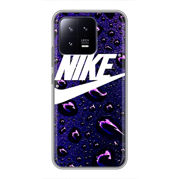 Чехол с логотипом Найк на Xiaomi 13 – Найк на фиолетовом