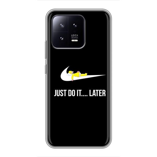 Чехол с логотипом Найк на Xiaomi 13 – Nike just do it