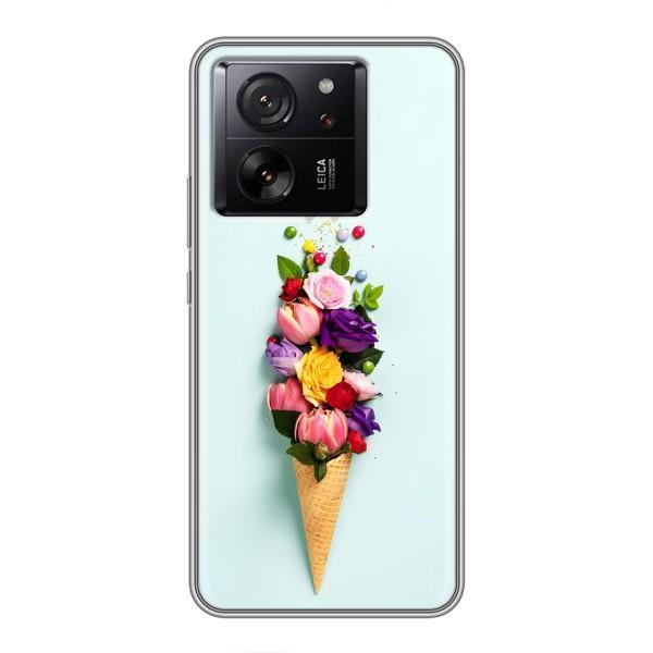 Чехлы с тематикой "ЦВЕТЫ" на Xiaomi 13T Pro – Цветок-мороженное