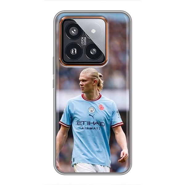 Чехлы с футболистом Ерлинг Холанд для Xiaomi 14 Pro (AlphaPrint) – Эрлинг Холанд