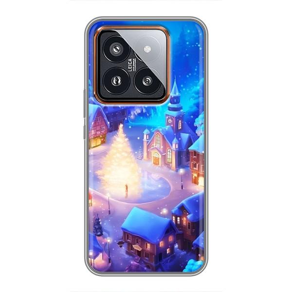 Різдвяні Чохли для Xiaomi 14 Pro (VPrint) – Різдвяне місто