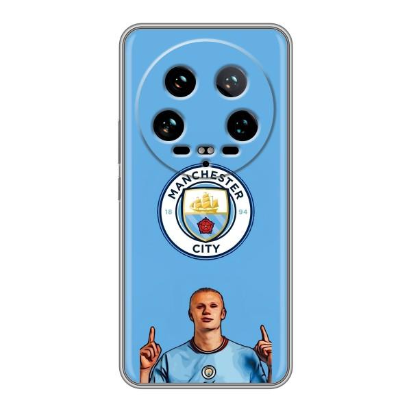 Чехлы с футболистом Ерлинг Холанд для Xiaomi 14 Ultra (AlphaPrint) – Холанд Манчестер Сити