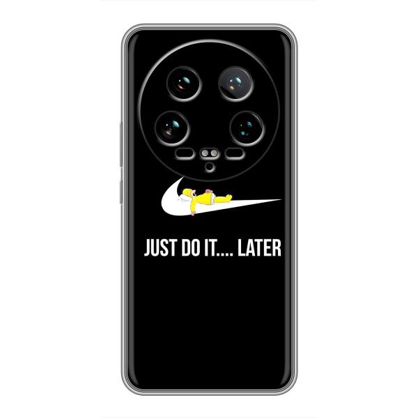 Чохол з логтипом Найк на Xiaomi 14 Ultra – Nike just do it