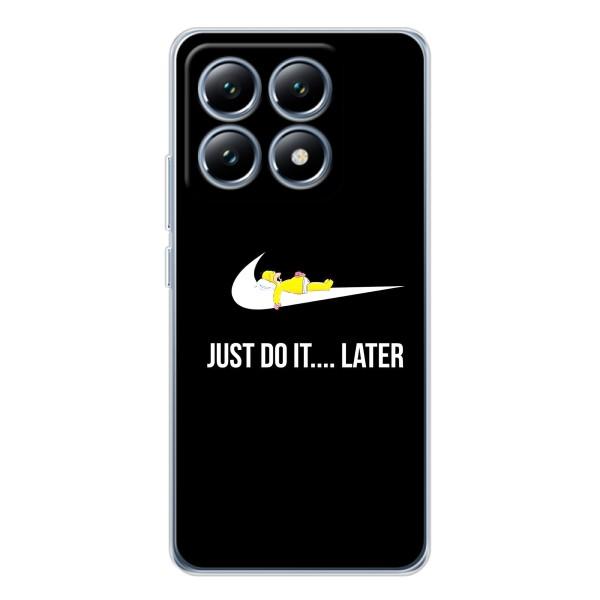 Чехол с логотипом Найк на Xiaomi 14T – Nike just do it