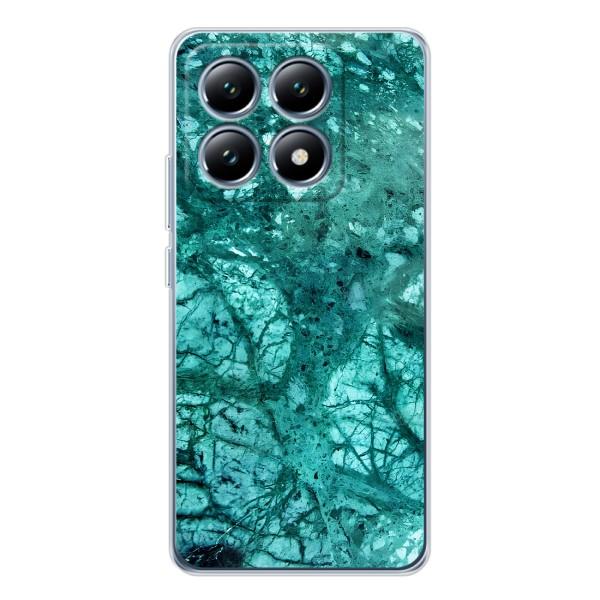 Мраморный чехол на Xiaomi 15 Pro (VPrint) – Зеленый мрамор