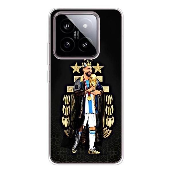 Чехлы для Xiaomi 15 (Leo чемпион) (AlphaPrint) – Месси Король