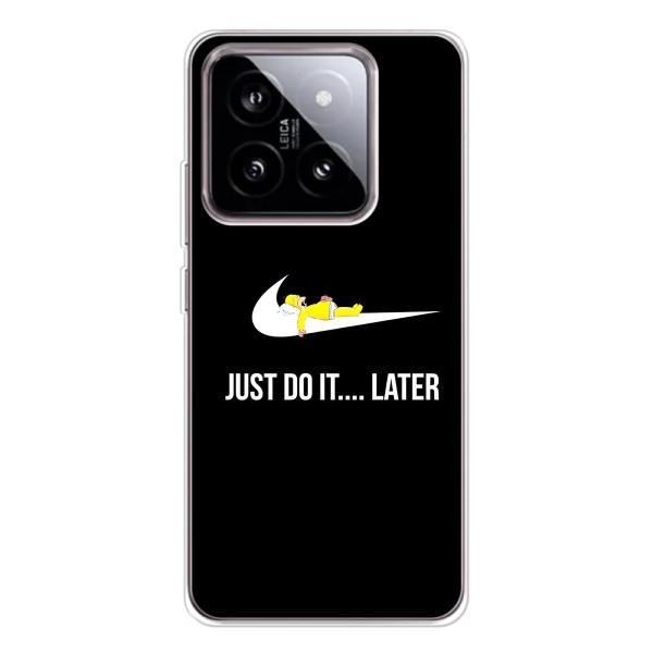 Чехол с логотипом Найк на Xiaomi 15 – Nike just do it