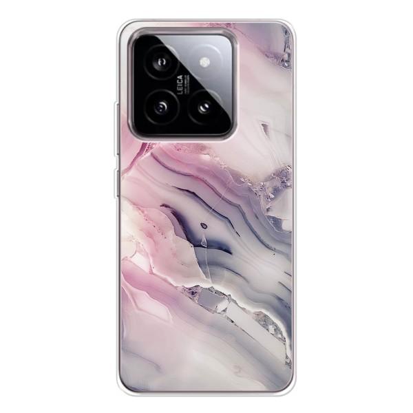 Мраморный чехол на Xiaomi 15 (VPrint) – Пурпурный Мрамор