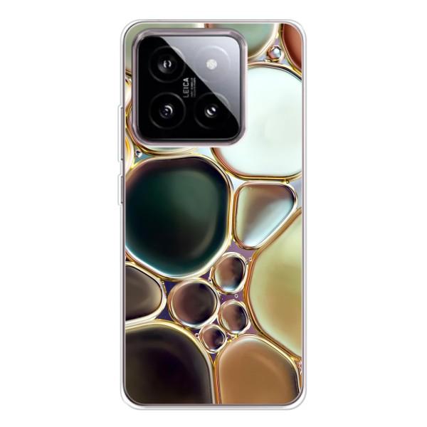 Мраморный чехол на Xiaomi 15 (VPrint) – Радужный Мрамор