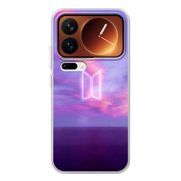 Чехлы BTS для Xiaomi 17 Pro (AlphaPrint) – BTS логотип