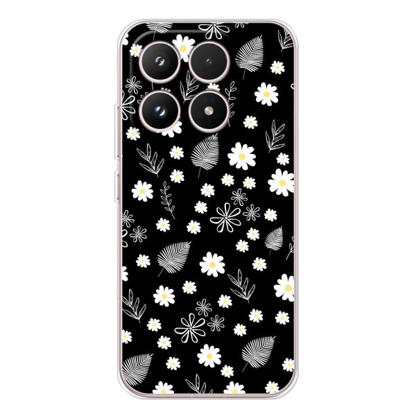Чохли з тематикою "КВІТИ" на Xiaomi 17 – цвітіння на чорному