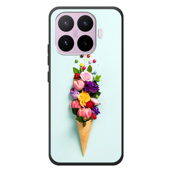 Чехлы с тематикой "ЦВЕТЫ" на Xiaomi 17T – Цветок-мороженное