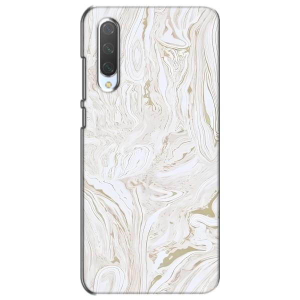 Мраморный чехол на Xiaomi Mi CC9e (VPrint) – Белый мрамор