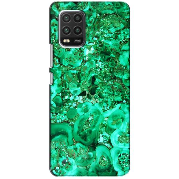 Мраморный чехол на Xiaomi Mi 10 Lite (VPrint) – Салатный Мрамор