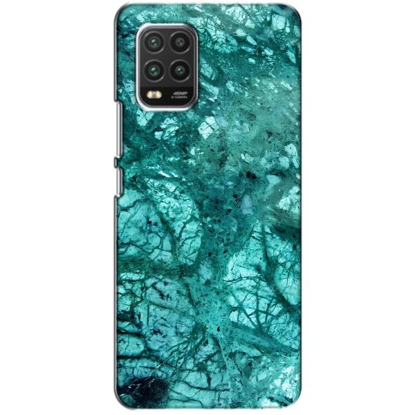 Мраморный чехол на Xiaomi Mi 10 Lite (VPrint) – Зеленый мрамор