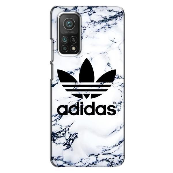 Чехлы Адидас для Xiaomi Mi 10T Pro (AlphaPrint) – Адидас на мраморе
