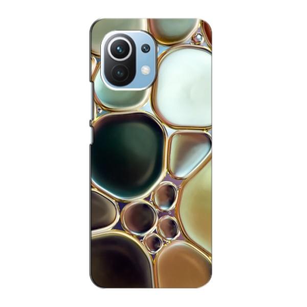 Мраморный чехол на Xiaomi Mi 11 Lite (VPrint) – Радужный Мрамор