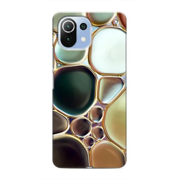 Мраморный чехол на Xiaomi Mi 11 Lite (VPrint) – Радужный Мрамор