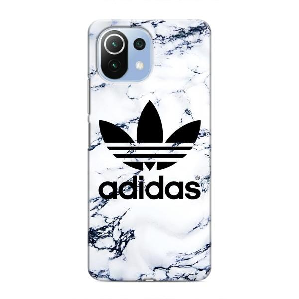 Чохли Адидас для Xiaomi Mi 11i (AlphaPrint) – Адідас на мраморі