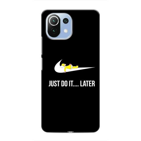 Чехол с логотипом Найк на Xiaomi Mi 11i – Nike just do it