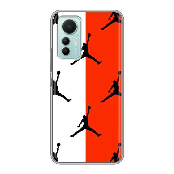 Чехлы для Xiaomi Mi 12 Lite - с картинкой JORDAN (AlphaPrint) – Лого Джордан