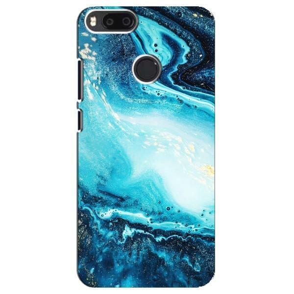 Мраморный чехол на Xiaomi Mi A1/ Mi 5X (VPrint) – Голубой мрамор