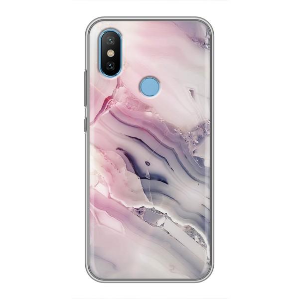 Мраморный чехол на Xiaomi Mi6X (VPrint) – Пурпурный Мрамор
