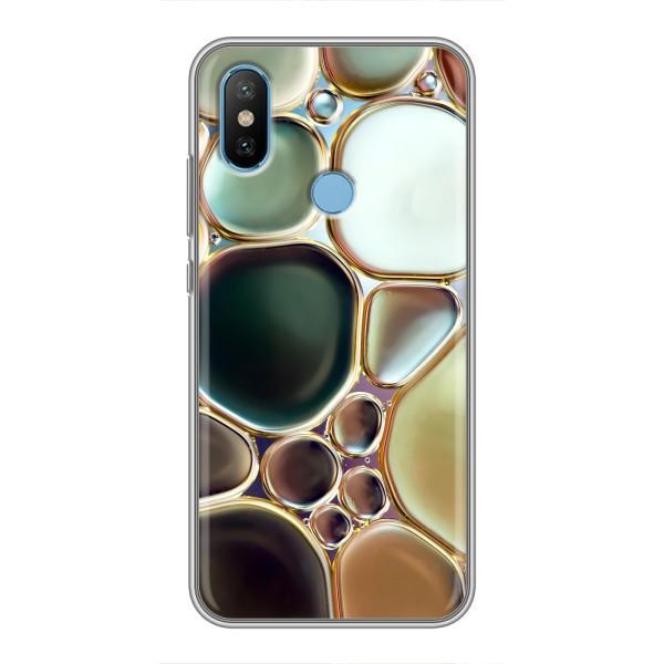 Мраморный чехол на Xiaomi Mi6X (VPrint) – Радужный Мрамор