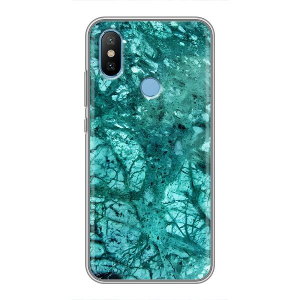 Мраморный чехол на Xiaomi Mi6X (VPrint) – Зеленый мрамор